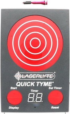 Alvo de Treinamento a Laser LaserLyte Quick Tyme com Display de Ponto de Impacto e Jogos Cronometrados para Atirar a Laser Reativo e Prática de Tiro a Seco