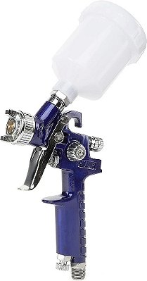 Pistola de pintura a ar mini de alimentação por gravidade HVLP NEIKO 31207A | Tamanho do bico de 1,0 mm | 125 cc