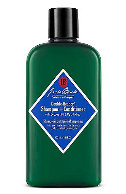 Jack Black - Shampoo + Condicionador 2 em 1 - Fórmula PureScience, Óleo de Coco e Extrato de Algas Marinhas, Livre de Sulfatos, Remove o Excesso de Óleo e Acúmulo de Produtos,