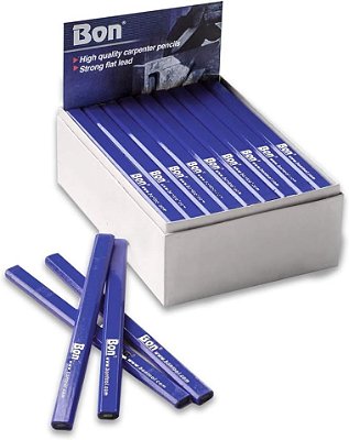 Lápis Bon Tool 34-338 - Revestimento Azul, Chumbo Preto Resistente - (72/unid)