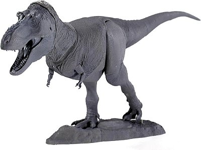 Bestas do Mesozoico: Tyrannosaurus Rex Cinza - Miniatura colecionável articulada de dinossauro em escala 1/35 - 14 - sem pintura