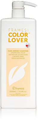 Shampoo Framesi Color Lover Curl Define, Shampoo para Cabelos Cacheados com Quinoa e Aloe Vera, Cabelos Coloridos.