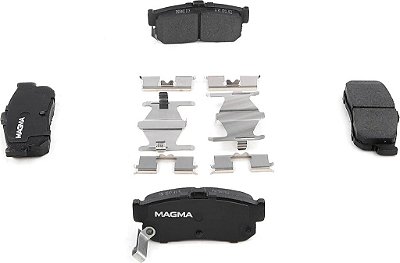 Pastilhas de freio cerâmicas traseiras MAGMA Premium PMD540C.