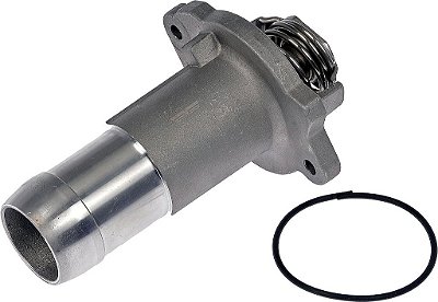 Montagem de alojamento do termostato do refrigerante do motor Dorman 902-847 compatível com alguns modelos Chevrolet/GMC/Hummer.