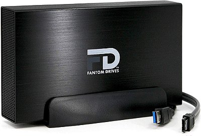 Fantom Drives FD 6TB DVR Expander External Hard Drive - USB 3.0 & eSATA (Acompanha Cabo USB e eSATA) - Suporta DirecTv, Arris e Outros, Preto (DVR6KEUB) -