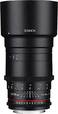 Lente Telefoto Rokinon Cine DS 135mm T2.2 ED UMC para Câmeras Nikon Digital SLR