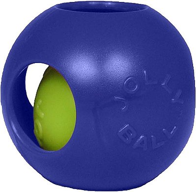 Jolly Pets Brinquedo para Cachorro Teaser Ball, Extra Grande/10 Polegadas, Azul (1510 BL)