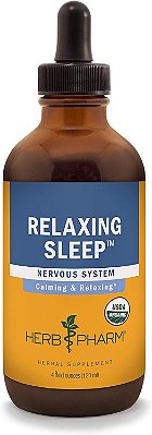 Fórmula Herbal Herb Pharm para Relaxamento do Sono com Extrato Líquido de Valeriana - 4 Onças