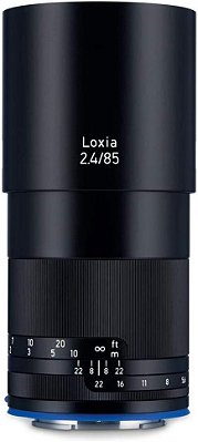 Lente telefoto Zeiss Loxia 2.4/85 para câmeras mirrorless Sony E-Mount, preto