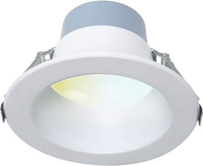 Luminária Embutida Comercial Euri Lighting DLC8C-22W103swej, 8 120-277v, CCT (3K, 35K, 4K) & Potência (10W, 15W, 22W) A