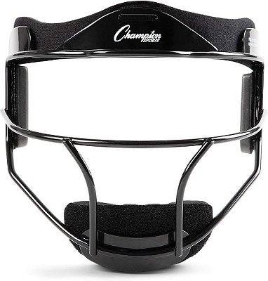 Máscara de Softball de Aço Champion Sports - Máscaras Clássicas para Jogadores Jovens - Protetores de Cabeça Duráveis - Acessórios Esportivos Premium para Ambientes Internos e Externos