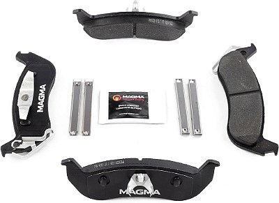 Pastilhas de freio semimetálicas premium MAGMA Fire Born Brake PMD932M, traseiras
