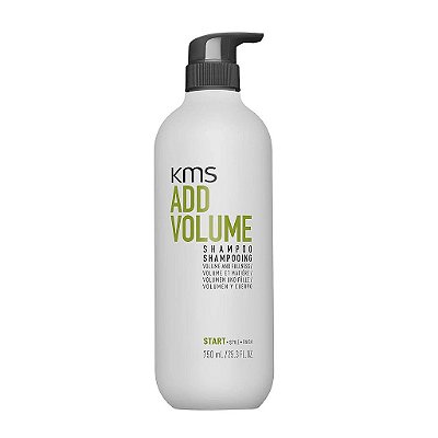 KMS ADDVOLUME Shampoo para cabelos finos e fracos, 10.1 oz