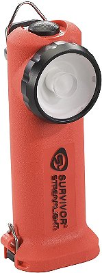 Lanterna de Ângulo Reto LED Streamlight 90540 Survivor 175 Lumen, Modelo Alcalino, Vermelha
