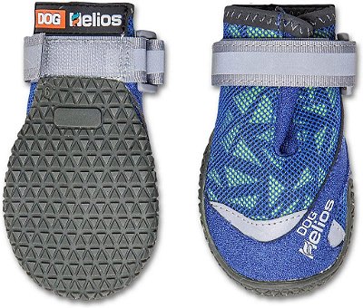Sapatos de Desempenho Premium com Agarre da Dog Helios 'Surface' para Cães, Médio, Azul
