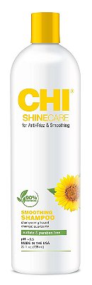 CHI ShineCare - Shampoo Suavizante 25 fl oz - Transforma Cabelos Opacos e Sem Brilho em Cabelos Condicionados e Lisos, Reparando Pontas Duplas e Frizz, Adicionando Brilho e Hidr