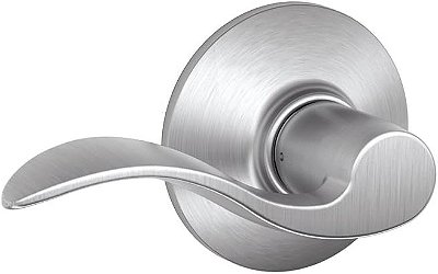 Trava de passagem de alavanca Accent SCHLAGE F10 ACC 626, Cromo acetinado