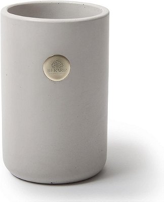 Porta utensílios de cerâmica Berard Millenari, 4.7 x 6.3 polegadas, branco
