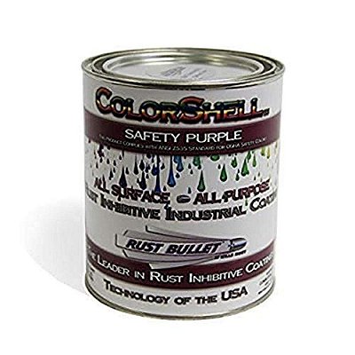 Rust Bullet CSPRQ ColorShell Revestimento de Proteção e Prevenção de Ferrugem, 1 litro, Roxo