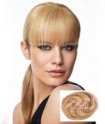 Franja de Moldura Facial de Cabelo Humano 100% Raquel Welch, 7 em Loiro Dourado Claro R9HH, por Hairuwear