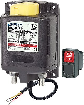Sistema Blue Sea 7713 ML-RBS Interruptor Remoto de Bateria com Controle Manual e Liberação Automática - 12V