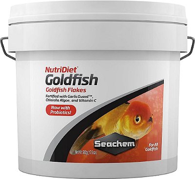 Lascas de peixe dourado Nutridiet com probióticos, 500g/1,1 lb