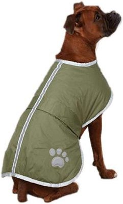 Casaco Cobertor Nor'easter para Cães, X-Grande 24, Chive Zack & Zoey