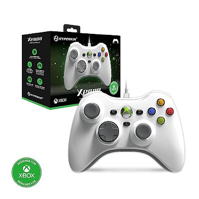 Controle com fio Hyperkin Xenon (Branco) para Xbox Series X|S/Xbox One/Windows 10|11