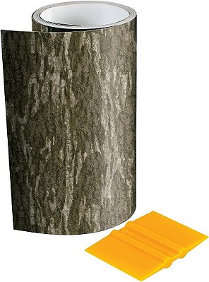 Mossy Oak - 14003-7-BL Gráficos 6 x 7' Rolo de Fita de Camuflagem Bottomland - Vinil Camuflado com Acabamento Fosco - Ideal para Cobrir Armas, Arcos, C