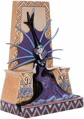 Enesco Disney Tradições por Jim Shore - Estatueta Yzma no Trono de 'A Nova Onda do Imperador', 9 polegadas, Multicolorido