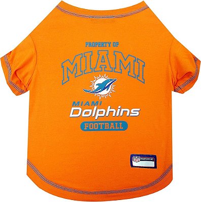 Camiseta Miami Dolphins para Pets, X-Small