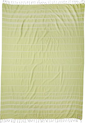 Bersuse 100% Algodão - Cobertor de Jogo Anatolia XL Toalha Turca - 61 x 82 Polegadas, Verde Pistache