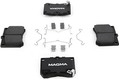 Pastilhas de freio cerâmicas Magma Fire Born Braking PMD473C, dianteiras.