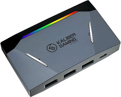 Adaptador de teclado/mouse IOGEAR KeyMander 2 Plus Controller Crossover, PS4, PS5, Xbox Series X/S, Xbox One, Nintendo Switch, GE1337P2, FPS, controle de mouse