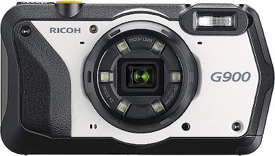 Câmera digital industrial Ricoh G900 Solução de webcam Câmera Câmera Memos GPS integrado Proteção por senha À prova d'água 20M Resistente a produtos químicos Resistente a impacto Preto/Cinza