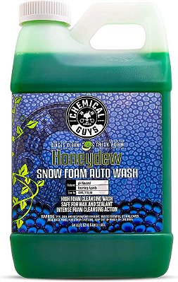 Chemical Guys CWS 110 64 Melancia Snow Foam Car Wash Soap (Funciona com Canhões, Armas de Espuma ou Lavagens com Balde) Seguro para Caminhões, Motocicletas, RVs e Mais, 64 fl oz (Meio