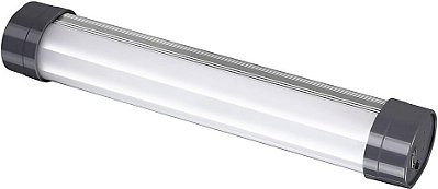 Barra de luz LED recarregável USB Aluratek de 8 polegadas com bateria interna - AULED01F