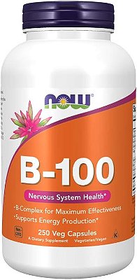Suplemento dietético de vitamina B-100 para a saúde do sistema nervoso Agora