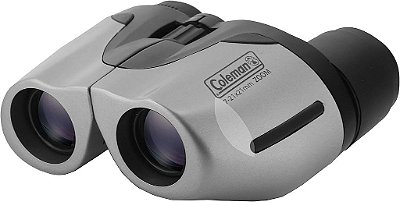 Binóculos de Zoom Compacto Coleman 10-30x21, Prata (CZ103021)