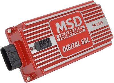 MSD Ignition 6425 6AL Caixa de Controle de Ignição, Vermelha