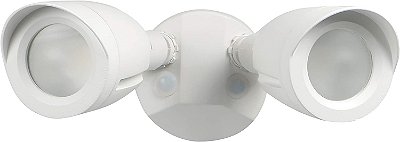 Luminária de Segurança Satco 65/716 Dual Bullet-Head, 4000K, Branco