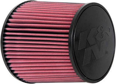 Filtro de ar universal K&N: Alto desempenho, premium, lavável, filtro de substituição: Diâmetro do flange: 5 polegadas, Altura do filtro: 8,625 polegadas, Comprimento do flange: 1