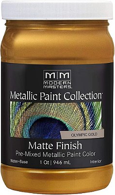 Modern Masters 1 qt MM659 Olympic Gold Metallic Paint Collection Water-Based Decorative Metallic Paint

Mestres Modernos 1 qt MM659 Tinta Metálica Ouro Olímpico da Coleção de Tinta Metálica Decorativa à Base de Água
