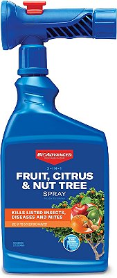 Spray para Árvores Frutíferas, Cítricas e de Nozes 3 em 1 BioAdvanced Pronto para Uso, 32 oz