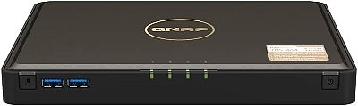 QNAP TBS-464-8G-US 4 Bay M.2 NVMe SSD NASbook Intel Celeron N5105/N5095 4-core CPU, 8GB DDR4 Memory, and 2.5GbE (1G/100M/10M)