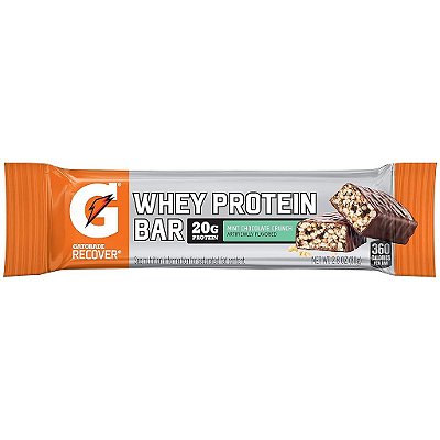 Barra de Proteína Whey Gatorade Recovery, Menta Chocolate Chip
