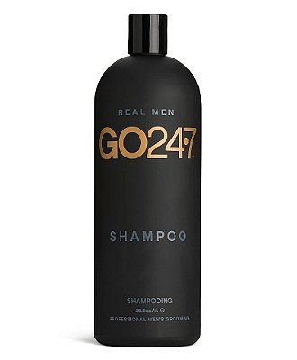 Shampoo GO247 - Shampoo Diário para Homens, 33.8 Fl Oz