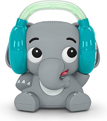 Máquina de Som de Elefante Earl da Baby Einstein com Bluetooth, Reprodutor de Música + Luz Noturna, Bebê a Criança Pequena
