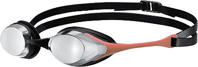 Óculos de natação de corrida anti-embaçantes unissex Arena Cobra Swipe com lente de policarbonato espelhada ou não espelhada e design hidrodinâmico