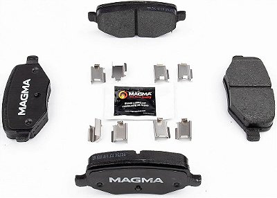 Pastilhas de Freio Cerâmicas Premium MAGMA Fire Born Braking PMD1754C, Traseiras